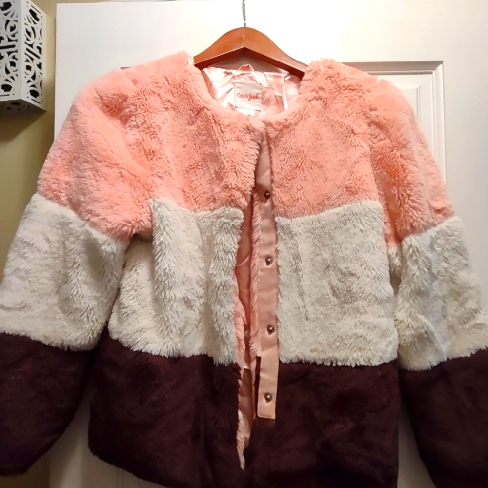 Cat & Jack pink/purple coat